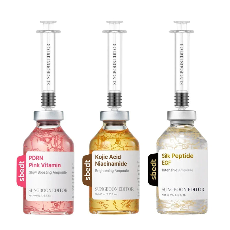 Sungboon Editor's Ampoule trio: now at seoulma skincare