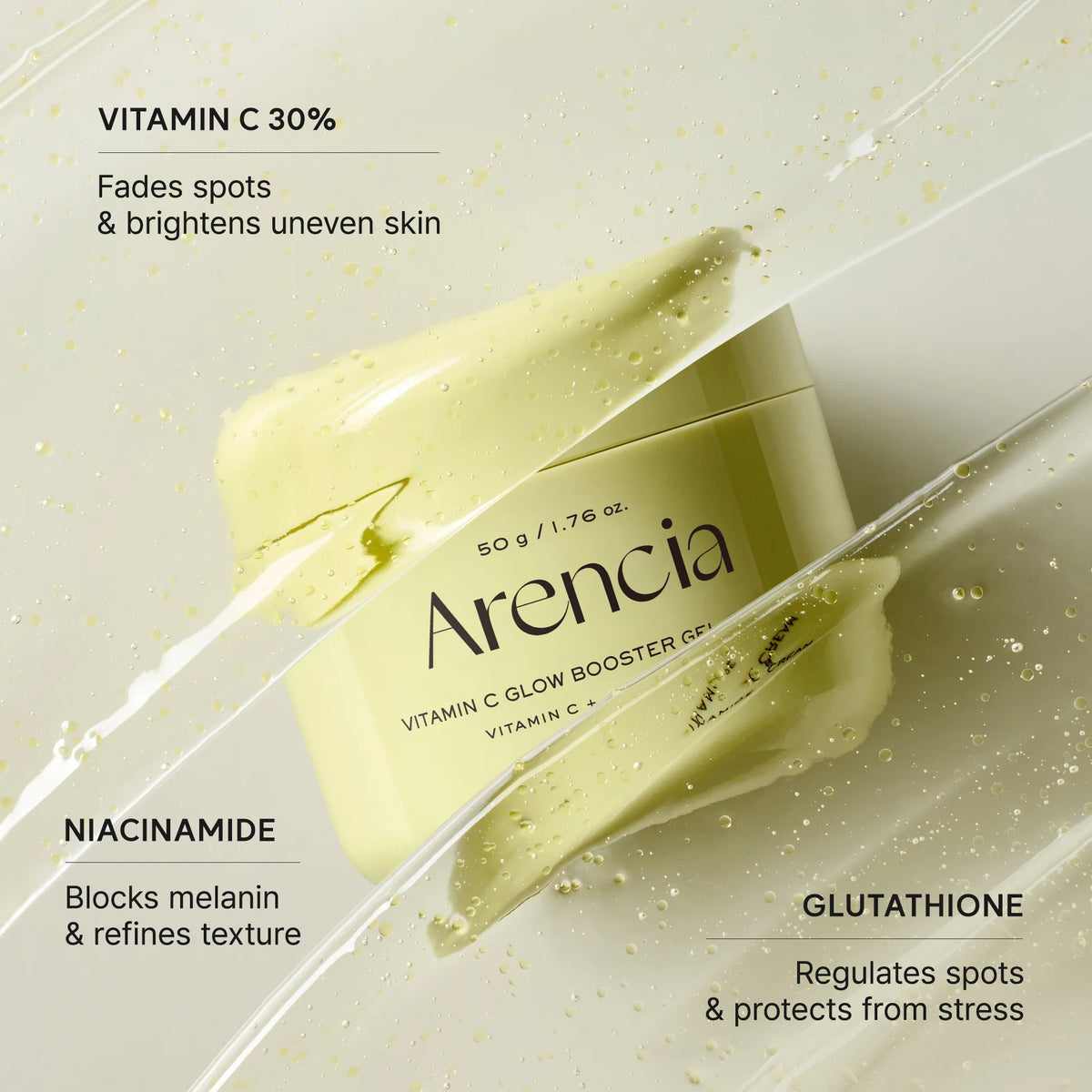 Arencia Vitamin C Glow Booster Gel Cream – 50 g
