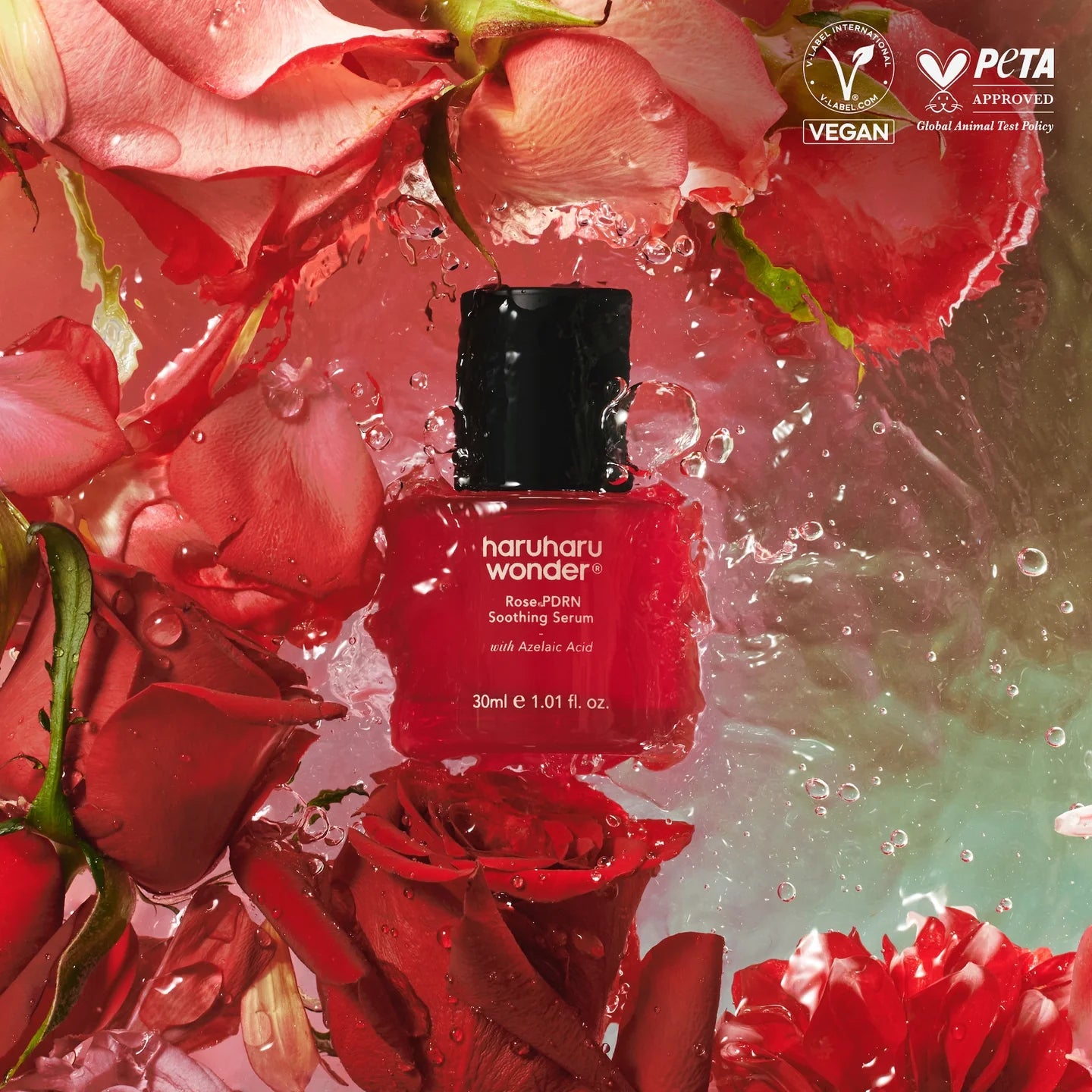Uklidňující sérum Haruharu wonder Rose PDRN, 30ml
