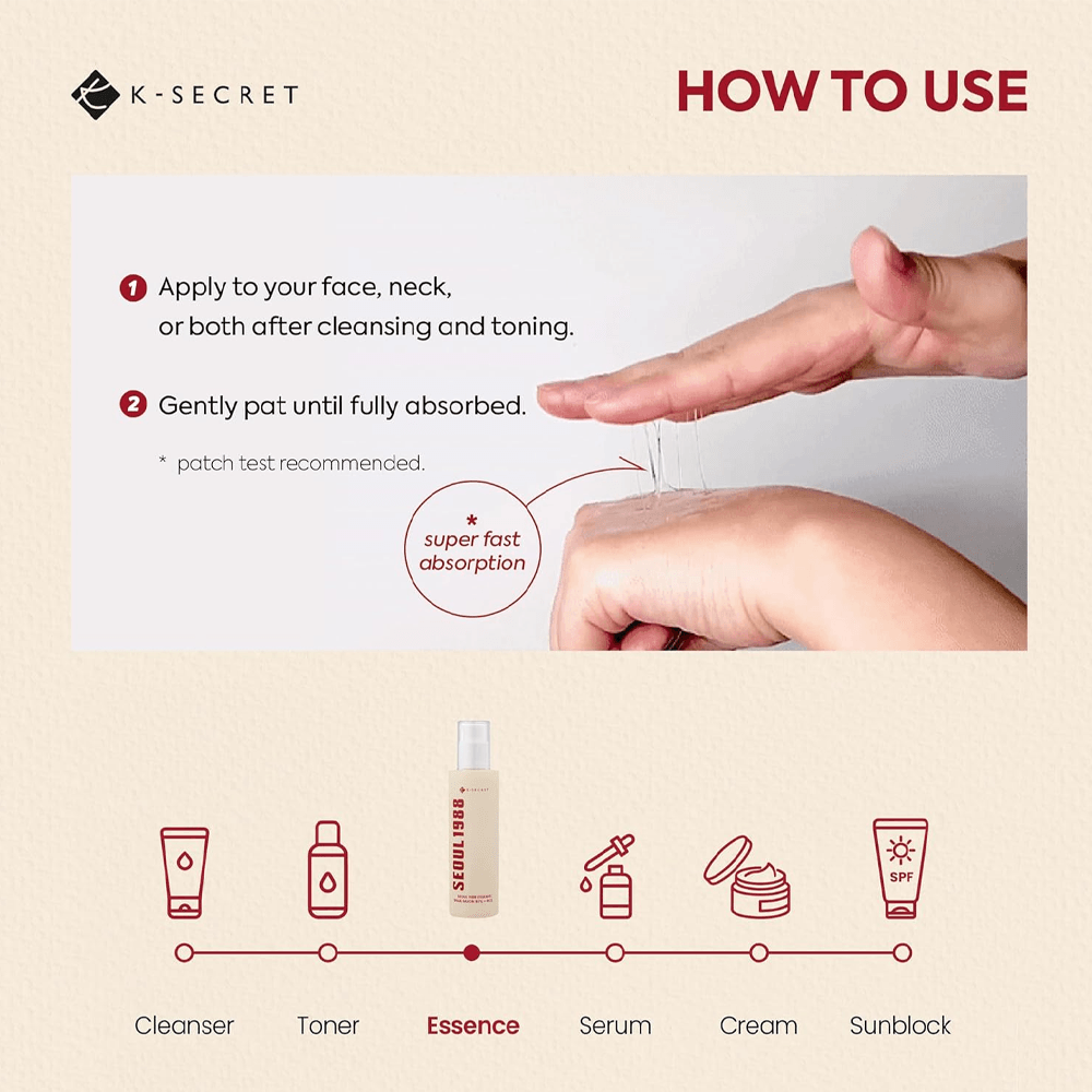 KSECRET - Essenz : Schneckenschleim 97% + Reis 100ml
