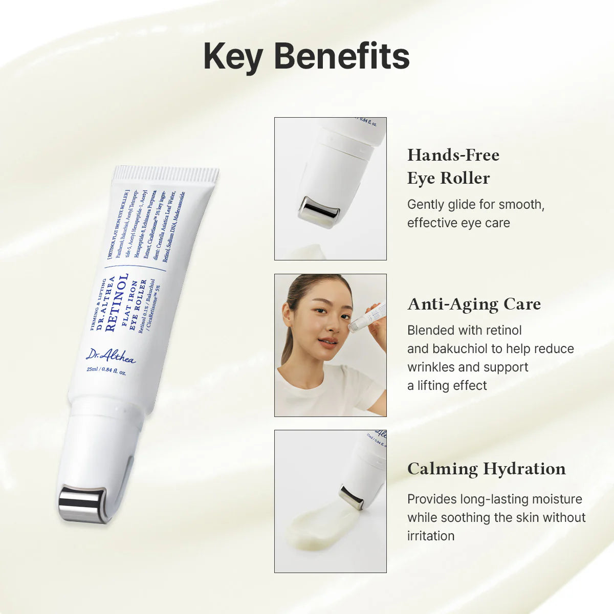 Oční váleček Dr. Althea Retinol Flat Iron, 25ml