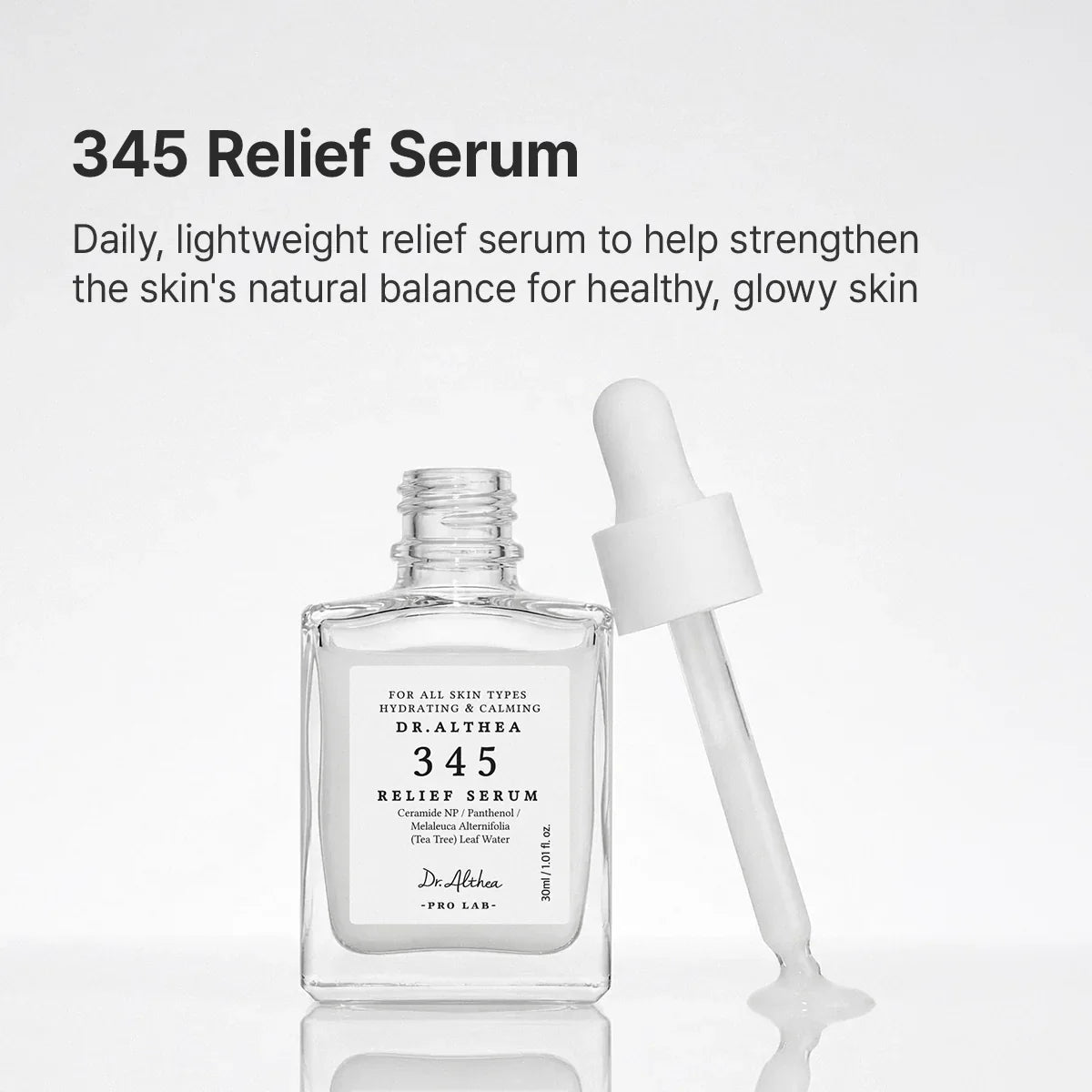 Dr.Althea 345 Relief Serum 30ml | Calming Barrier-Repair Serum for Sensitive & Post-Blemish Skin