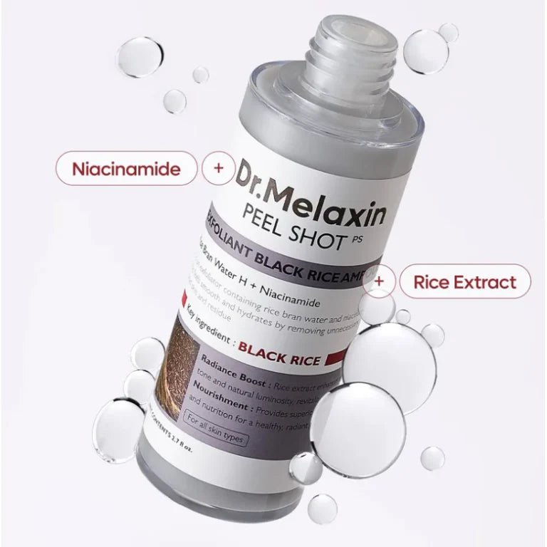 Dr. Melaxin Peel Shot Peeling Schwarzer Reis Ampulle 80ml