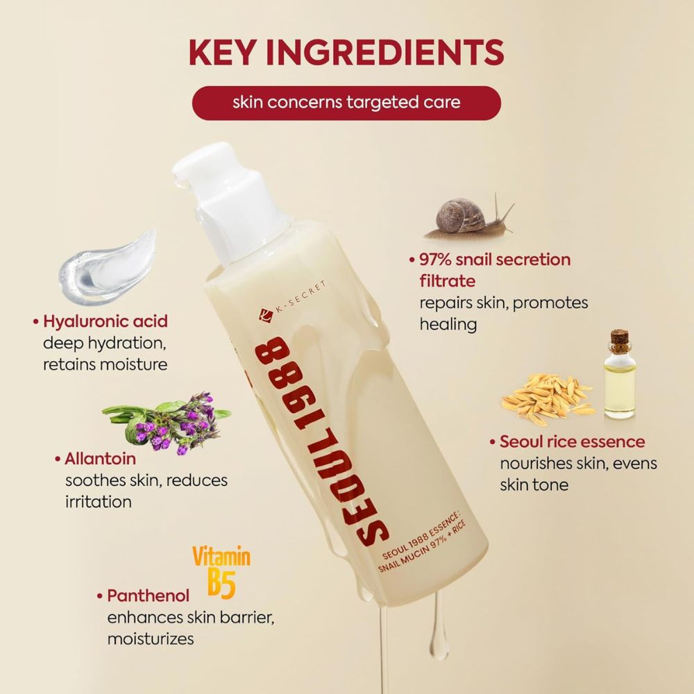 KSECRET - Essenz : Schneckenschleim 97% + Reis 100ml
