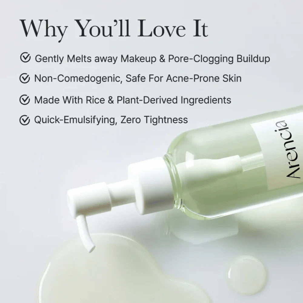 Čisticí olej Arencia Pore Melt Mochi, 200ml