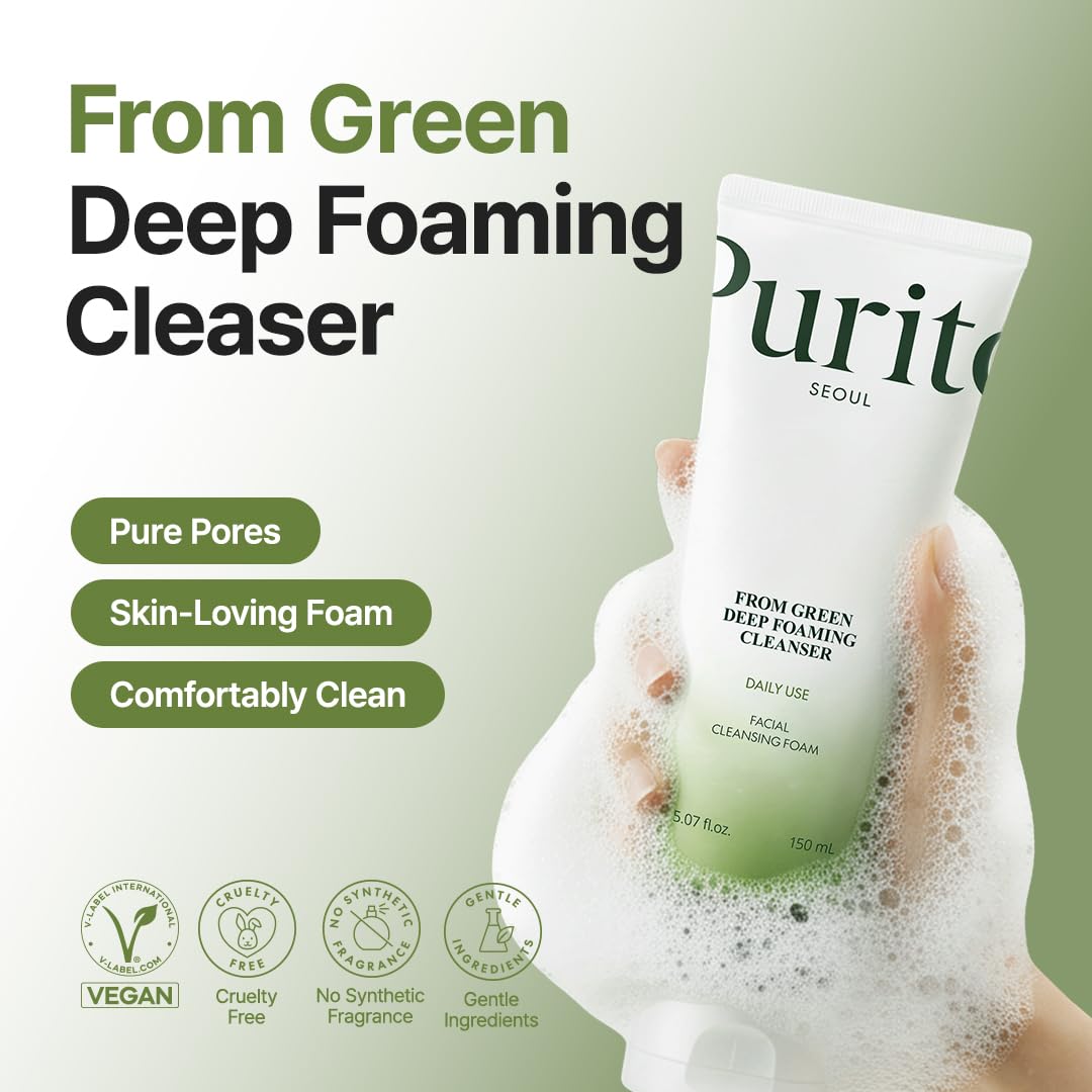 PURITO From Green Deep Foaming Cleanser