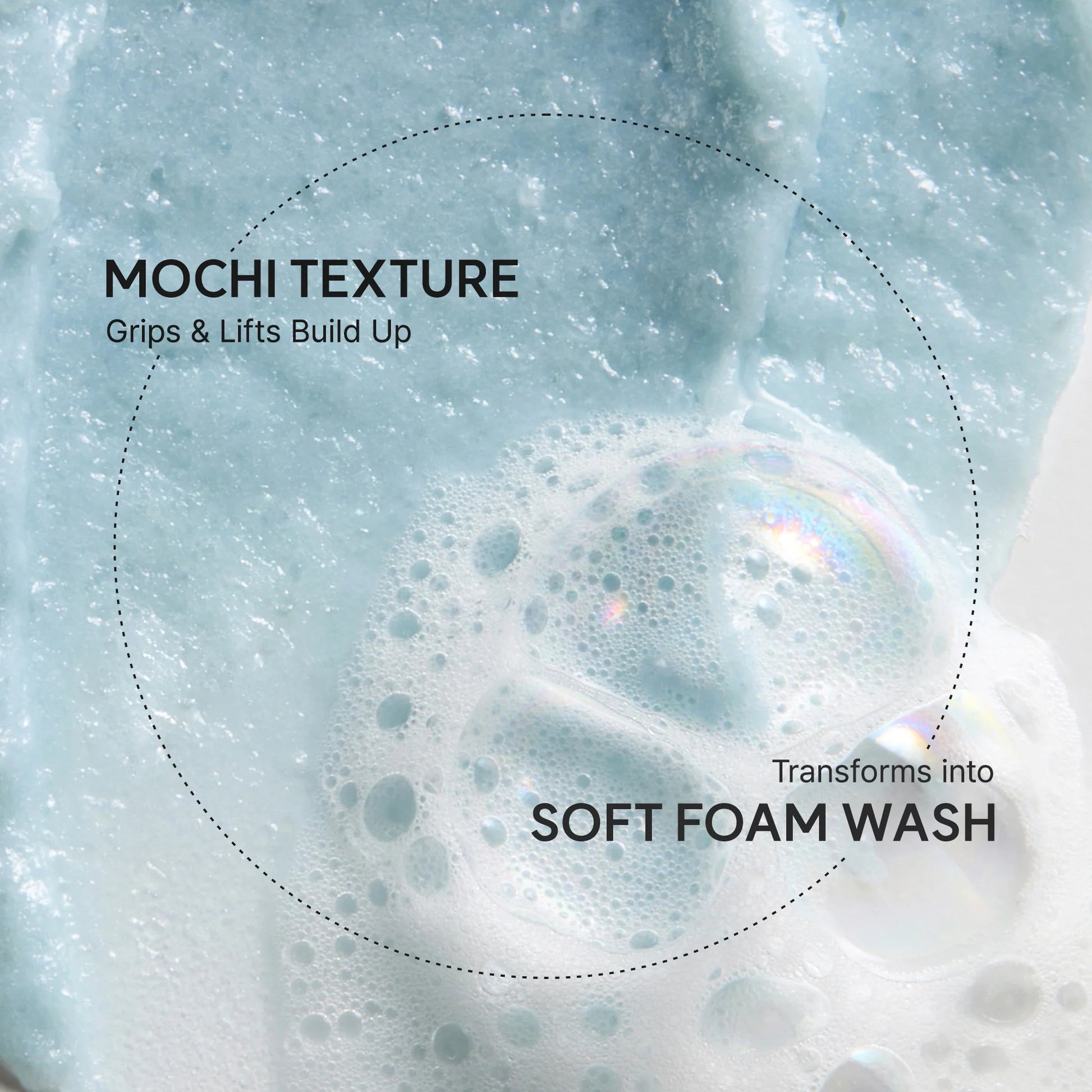 Arencia – frischer blauer Ysop Reis Mochi Cleanser, 120G