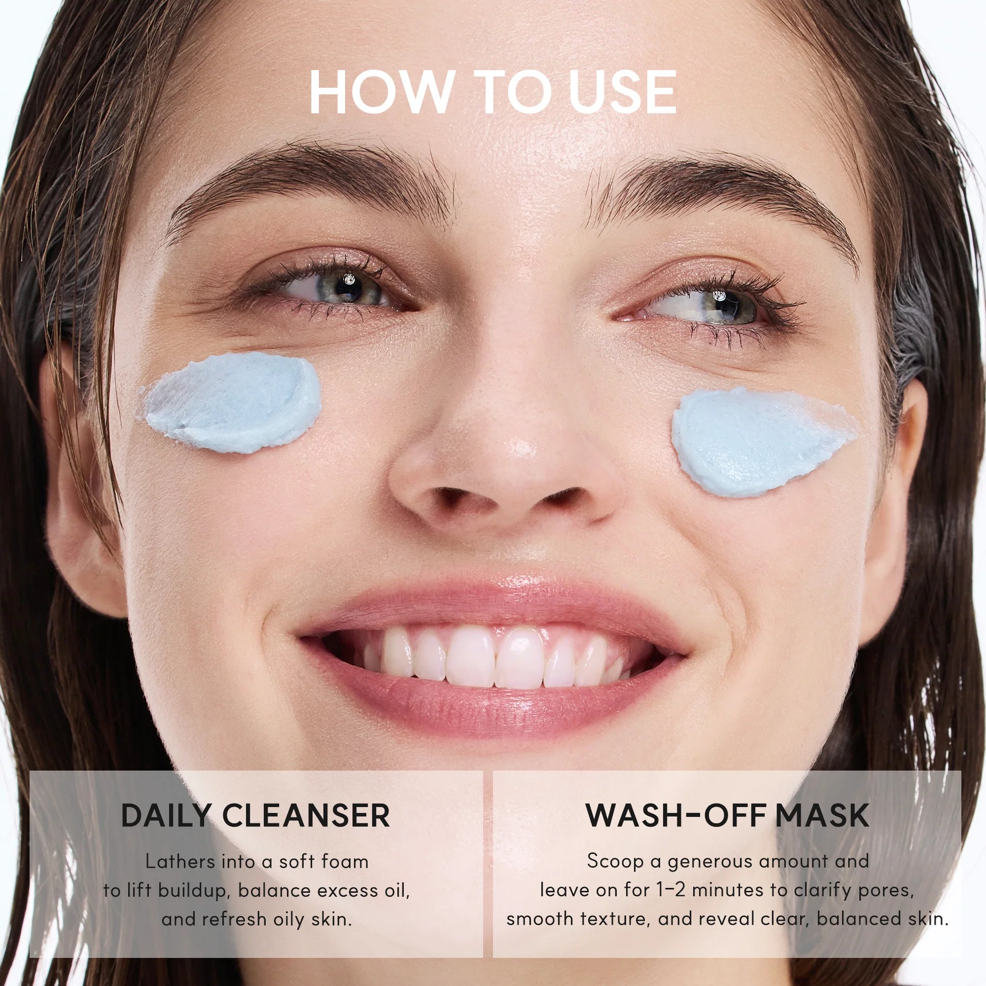 Arencia – frischer blauer Ysop Reis Mochi Cleanser, 120G