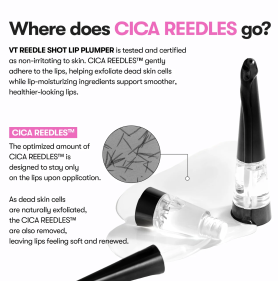 VT Cosmetics Reedle Shot Lip Plumper Expert | Korean Lip Plumper for Dramatic Volume