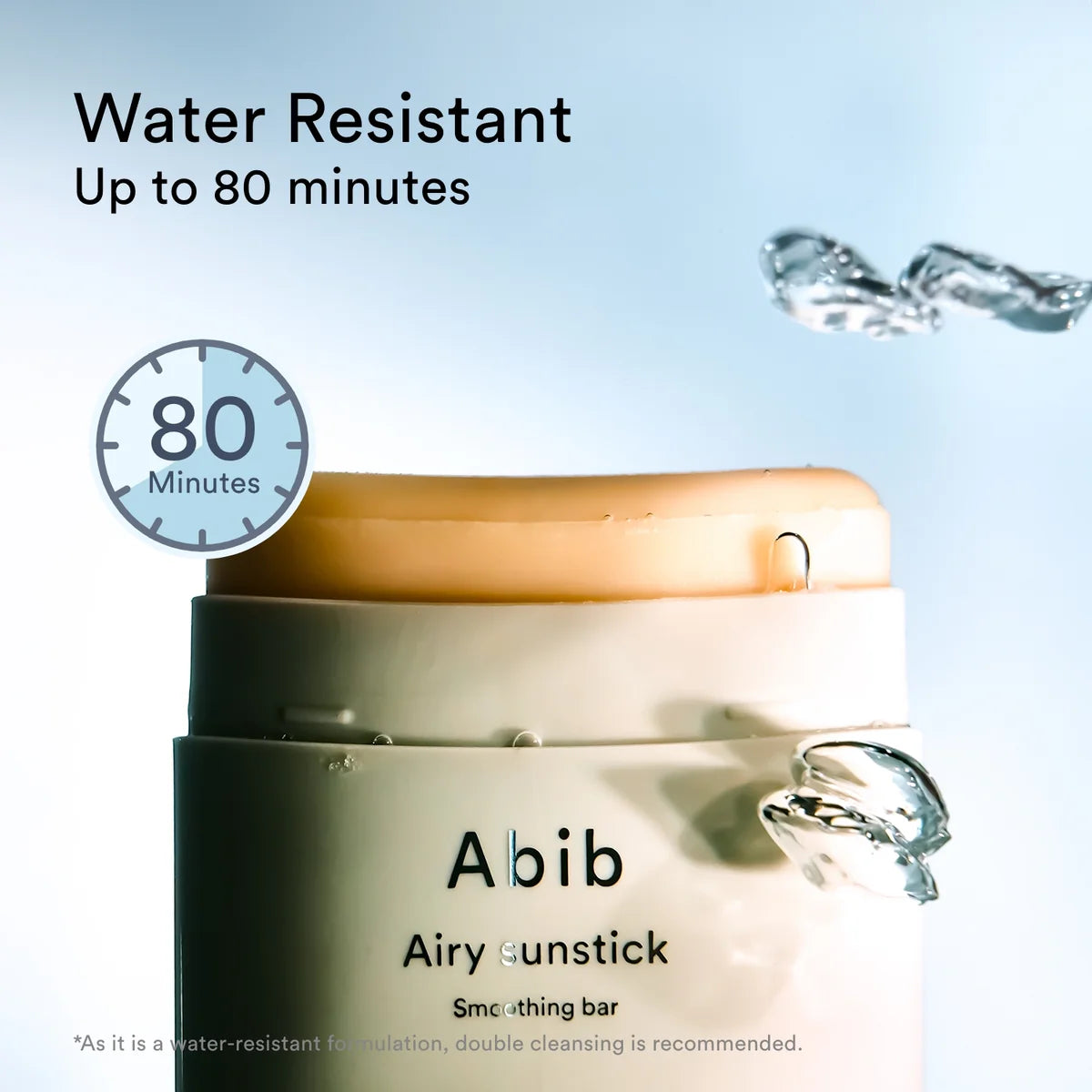 Abib Airy Sunstick Smoothing Bar SPF50+ PA++++ · 23g Seoulma-skincare