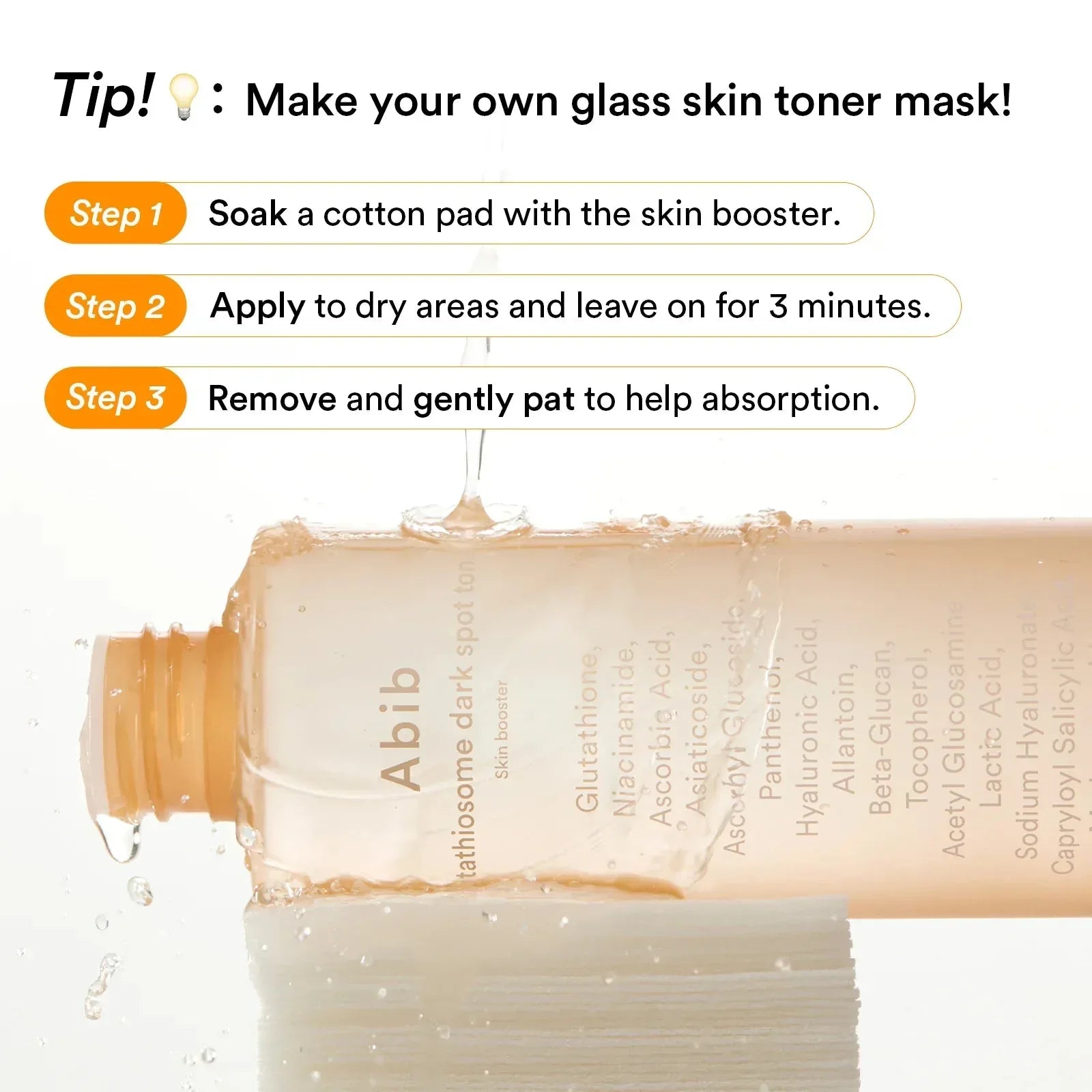 Abib Glutathiosome Dark Spot Toner Skin Booster, 200ml - Seoulma-skincare