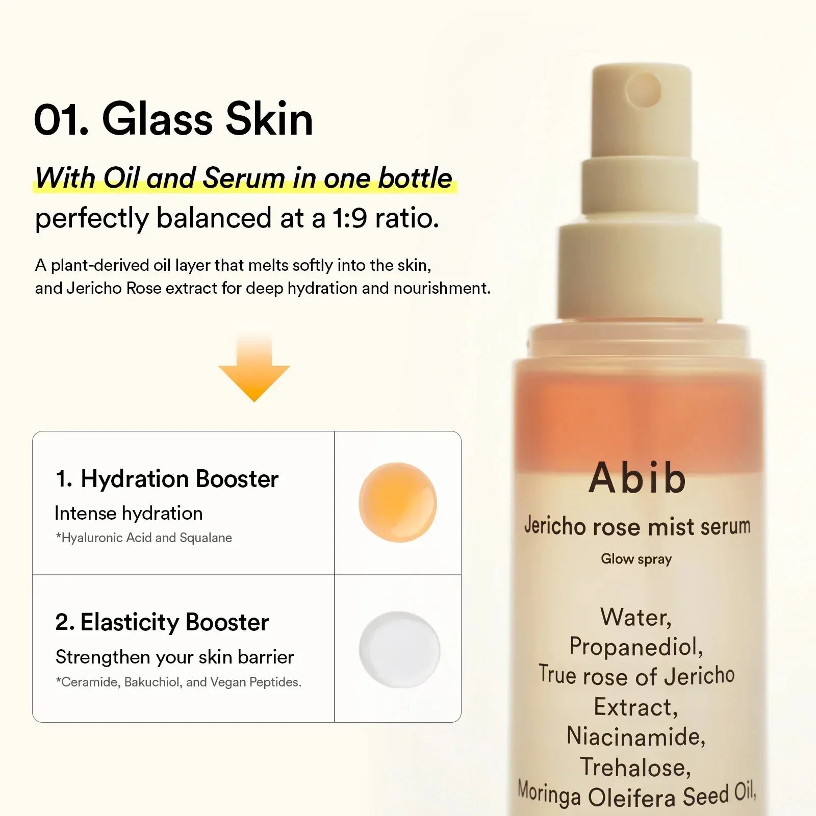 Abib – Jericho Rose Mist Serum Glow Spray, 100ml - Seoulma-skincare