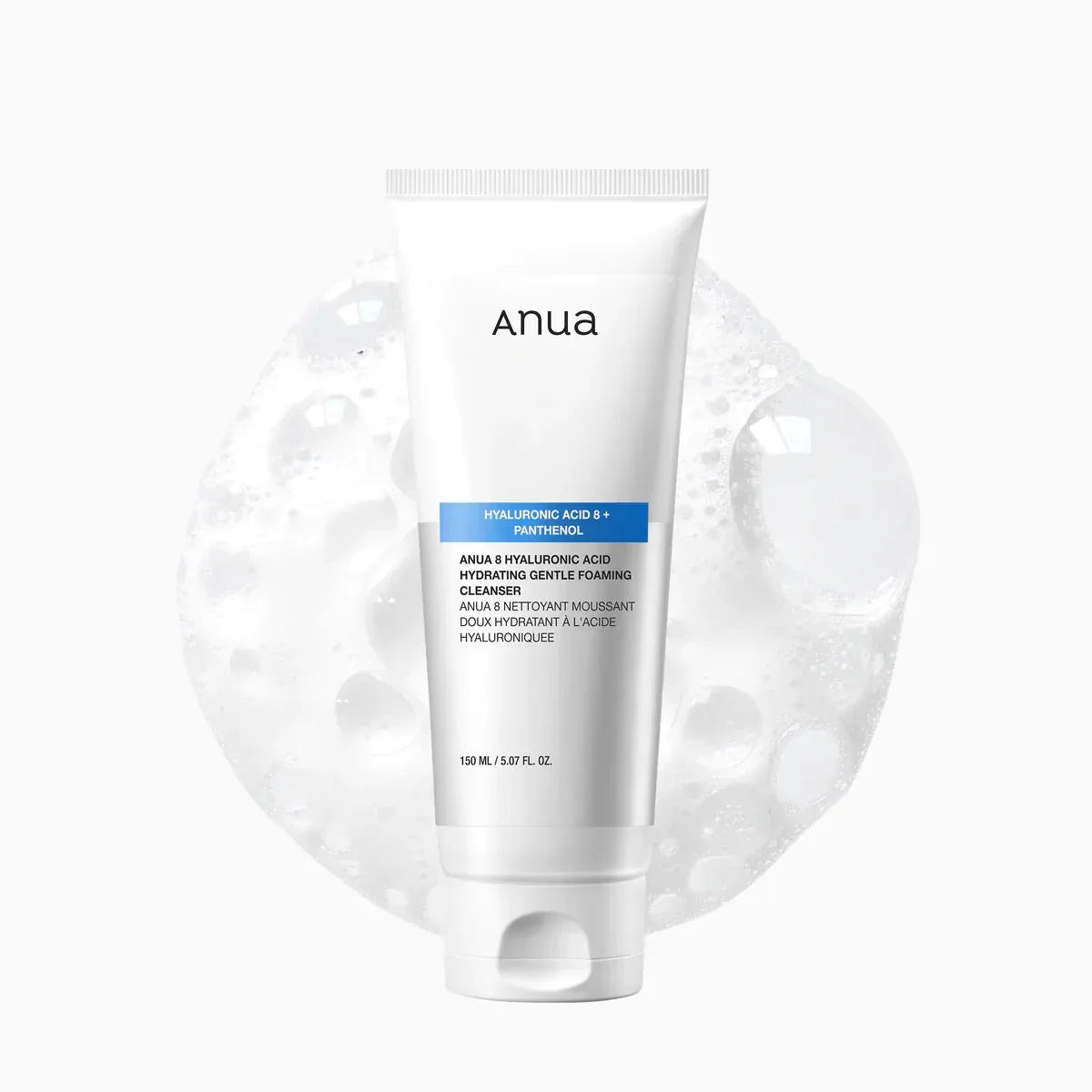 Anua – 8 Hyaluronic Acid Hydrating Gentle Foaming Cleanser, 150ml - Seoulma-skincare