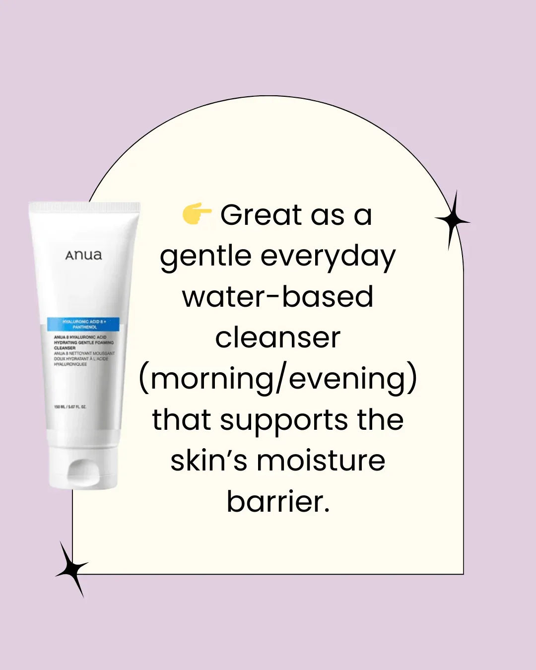 Anua – 8 Hyaluronic Acid Hydrating Gentle Foaming Cleanser, 150ml - Seoulma-skincare