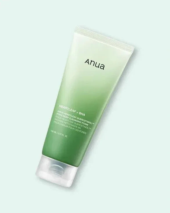 ANUA Heartleaf Quercetinol Pore Deep Cleansing Foam - Seoulma-skincare
