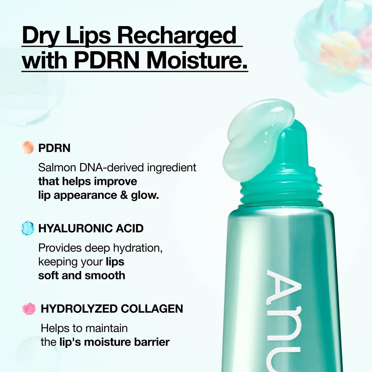 Anua PDRN Lip Serum 10 ml | Plumping Korean Lip Care