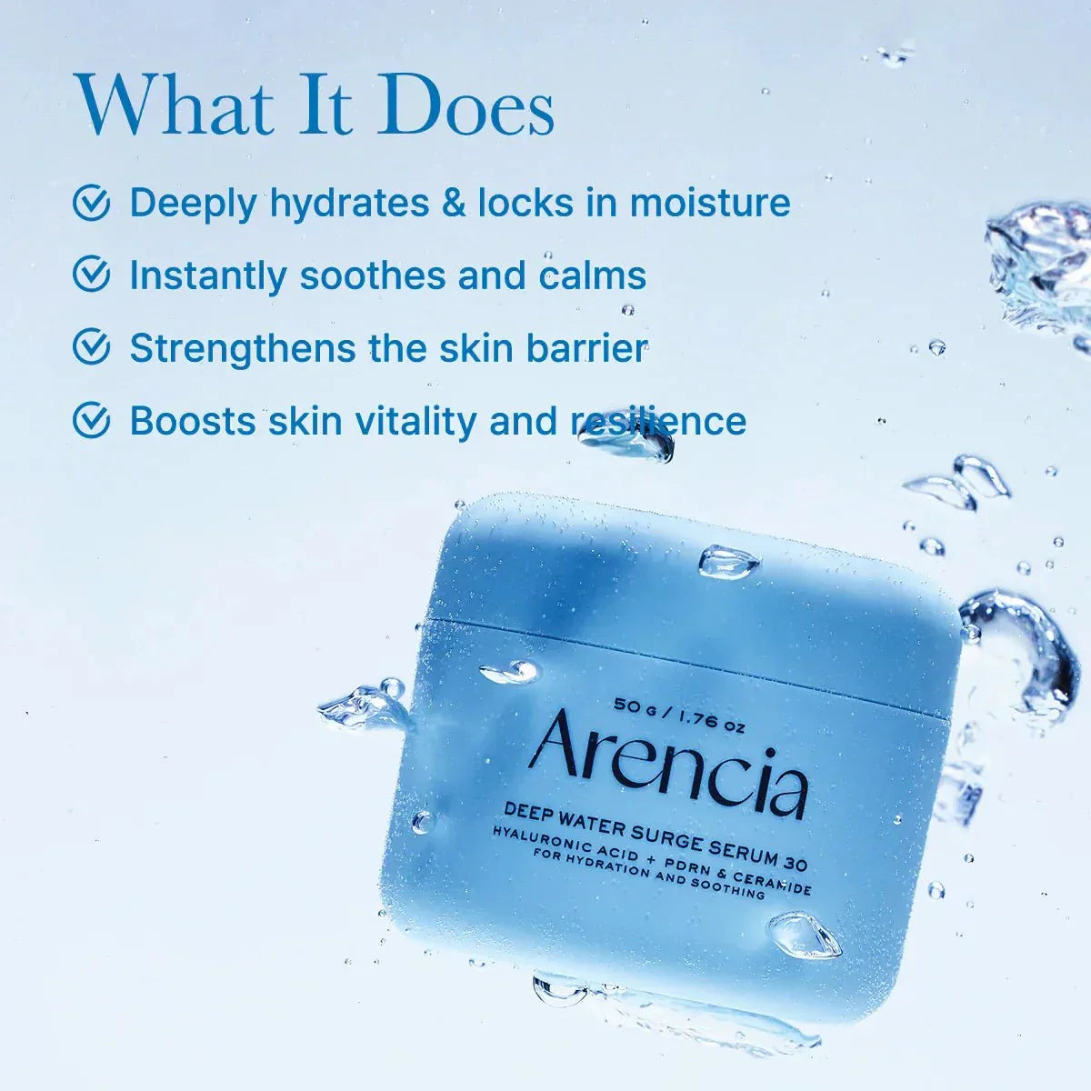 Arencia Deep water surge serum 30, 50 ml - Seoulma-skincare