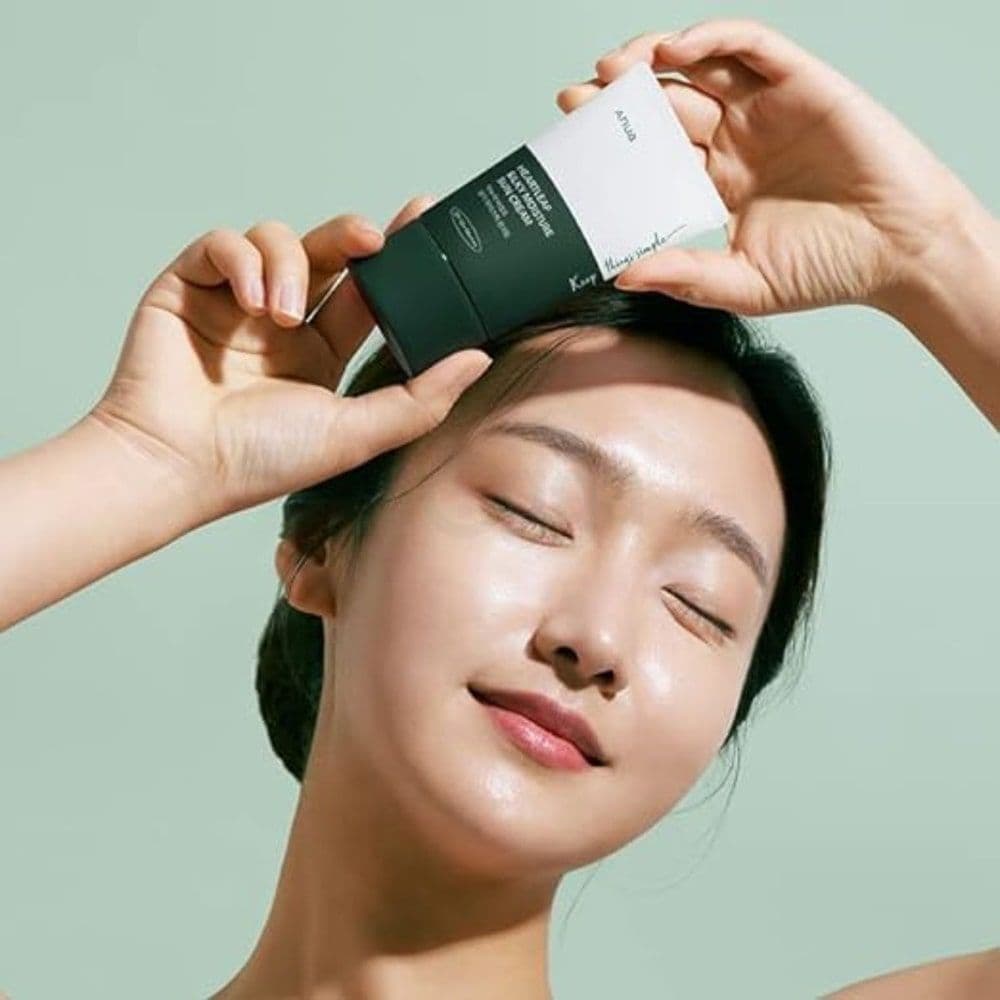 Opalovací krém Anua Heartleaf Silky Moisture SPF 50+ PA++++, 50ml