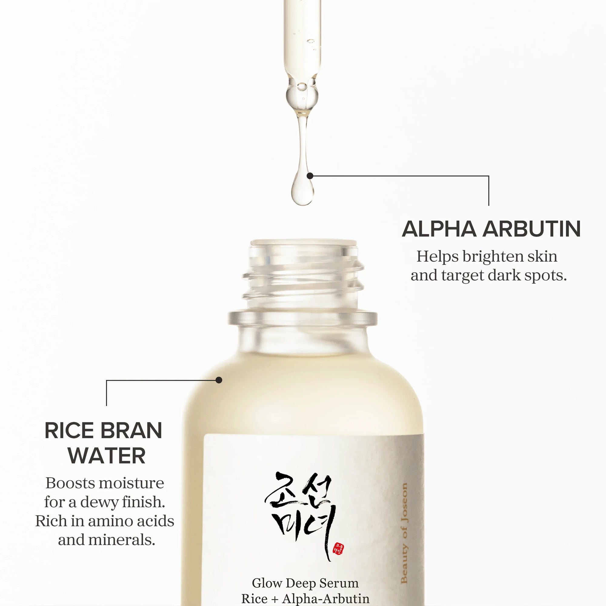 Sérum Beauty of Joseon Glow Deep: Rýže + Alfa Arbutin, 60ml
