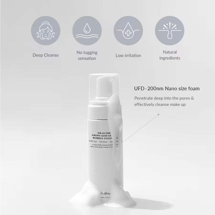 Dr. Althea: Limpiador suave de burbujas de aminoácidos, 140ml