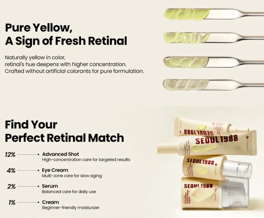 K-SECRET SEOUL 1988 Eye Cream : Retinal Liposome 4% + Fermented Bean - Seoulma-skincare