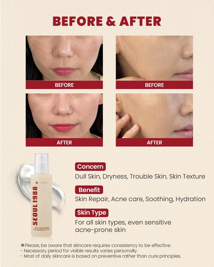 KSECRET - Essenz : Schneckenschleim 97% + Reis 100ml